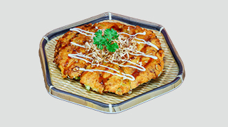 Okonomiyaki <br>(with cheese)
