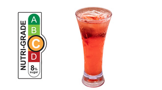 Sourplum Soda with Red Tea Jelly